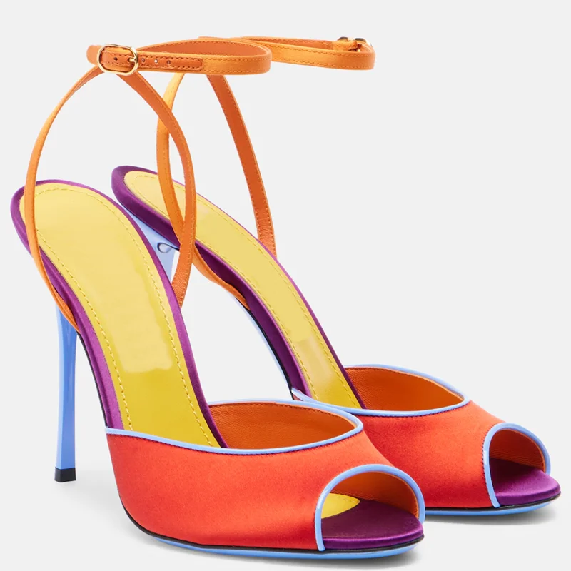 Peep Toe Heels - صنادل نسائية عصرية جديدة بتصميم مفتوح