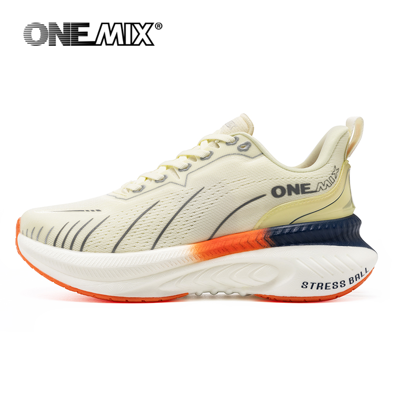 Women Shoes Qc - ONEMIX أحذية الجري البيضاء للطرق للرجال