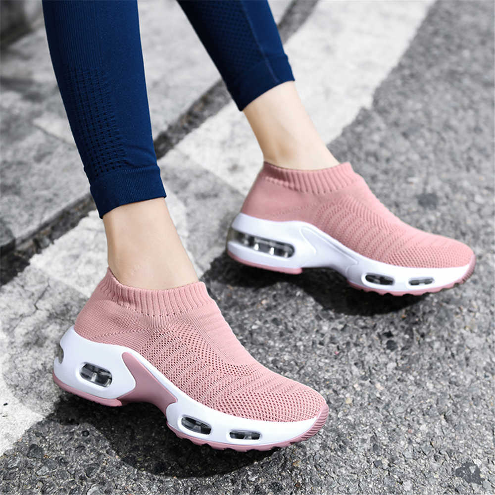 Women Shoes Casual - أحذية كعب نسائية كبيرة الحجم رقم