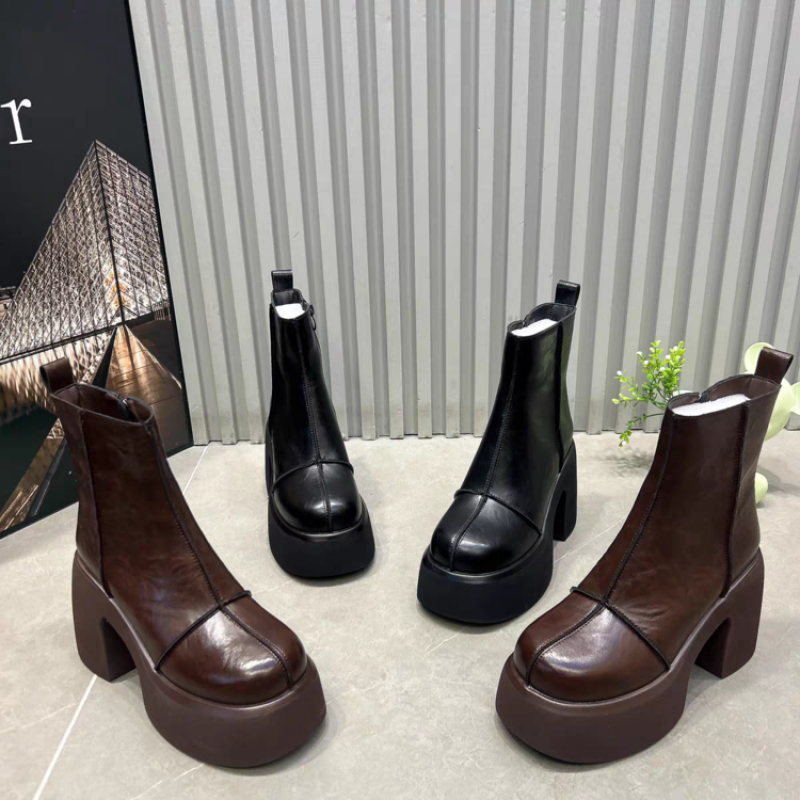Women'S Shoes Chelsea - أحذية نسائية قصيرة ذات نعل سميك