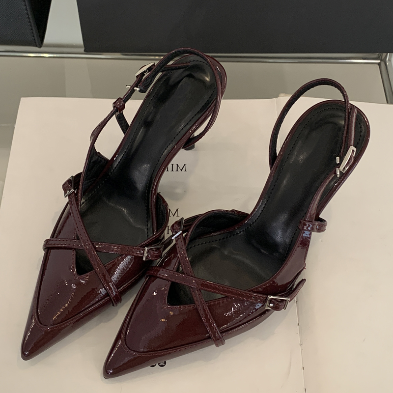 Women Shoes Zara - Eilyken نمط الشارع مثير مشبك حزام