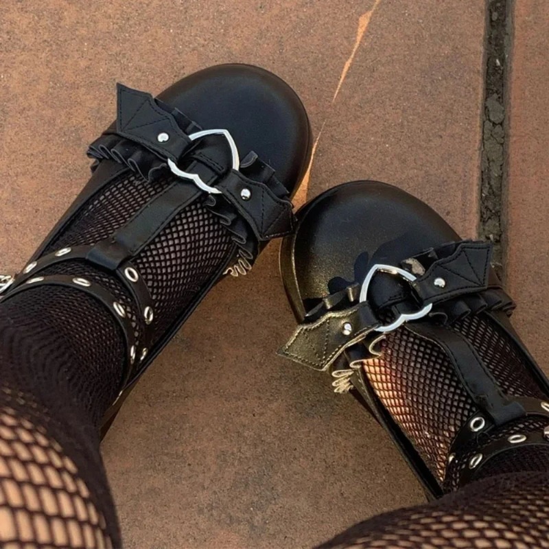 Women Shoes Casual - أحذية ماري جينز نسائية جديدة بكعب