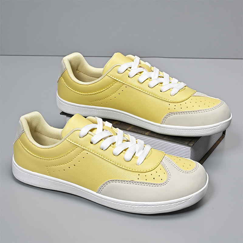 Women Shoes Big W - موضة أحذية مشي صفراء للجنسين واسعة