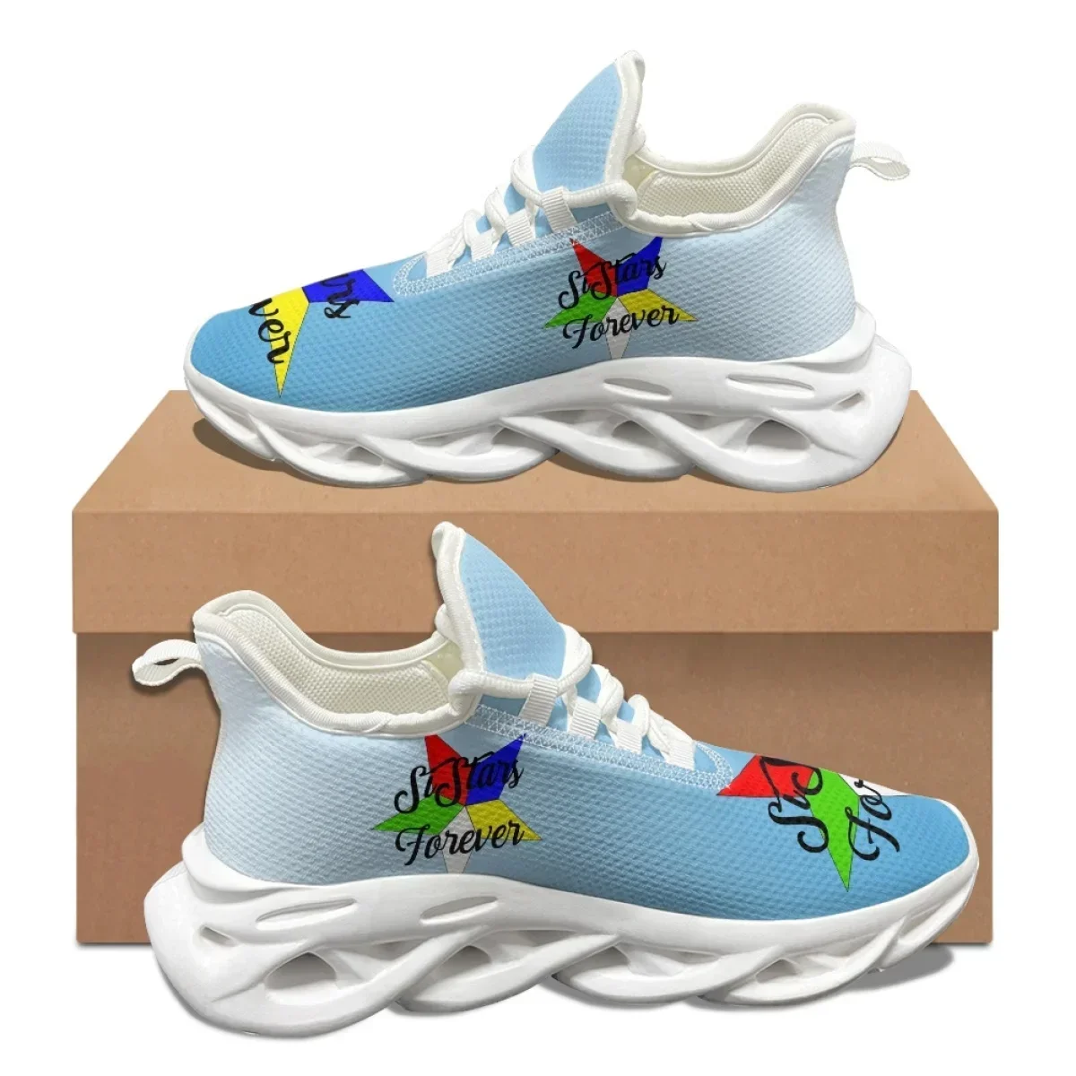 Women Shoes Tennis - حذاء رياضي جديد للزوجين بتصميم نجمة