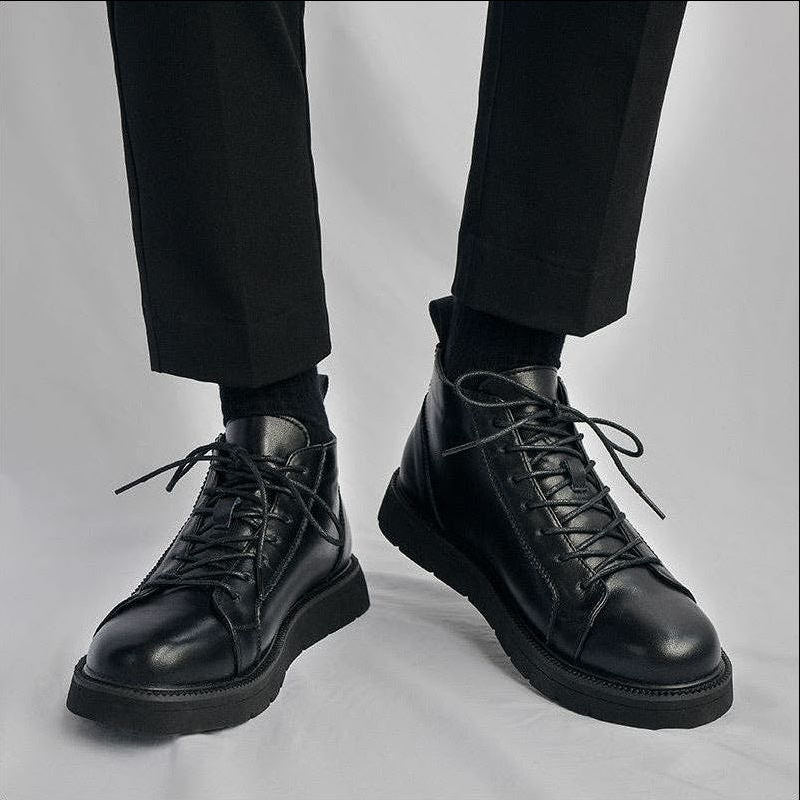 Women Shoes Hong Kong - أحذية جلدية للخريف من جلد البقر