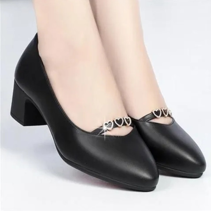 Women Shoes Zara - خفيفة الوزن أحذية كعب مربع مريح