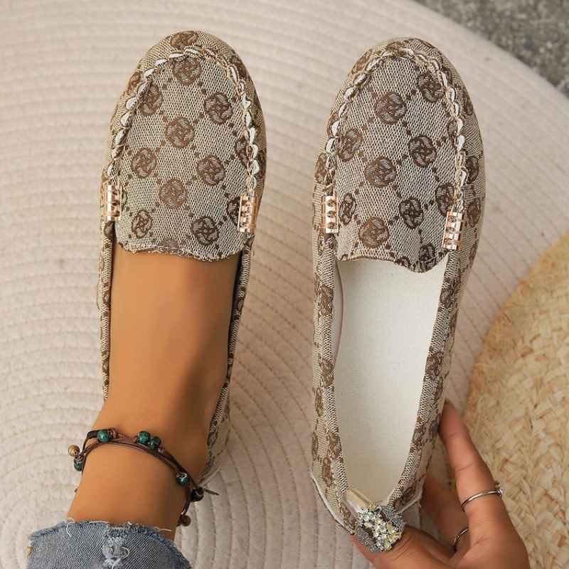 Women'S Shoes For Tennis - أحذية نسائية مسطحة فاخرة بتصميم مطبوع،