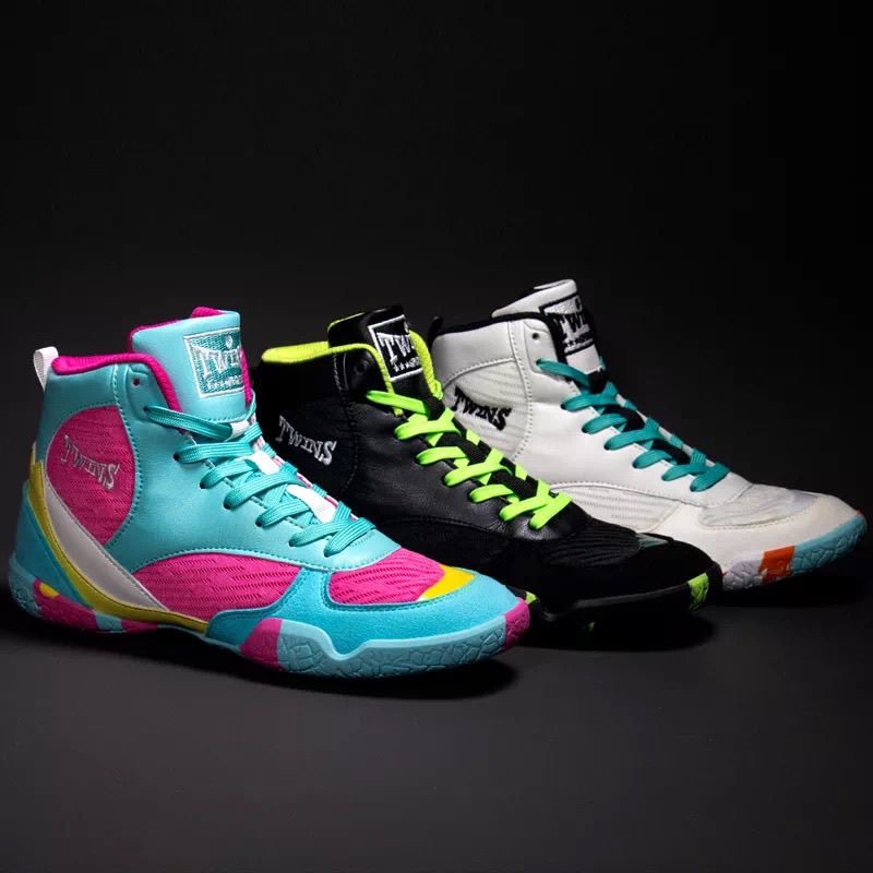 Women'S Shoes Vs Men'S - أحذية مصارعة احترافية للرجال والنساء باللونين
