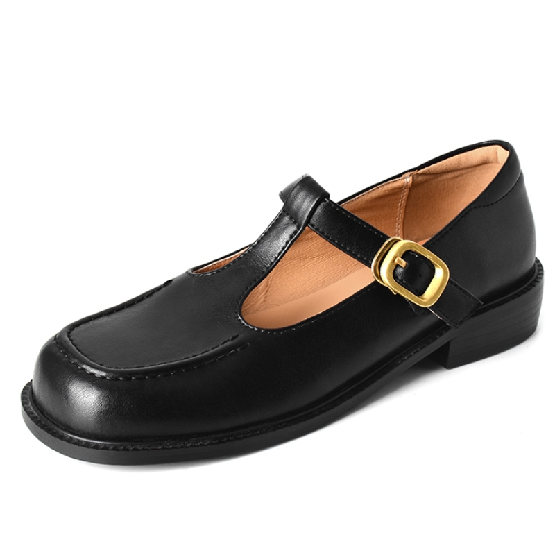 Women Shoes For Walking - أحذية نسائية كاجوال مسطحة من الجلد