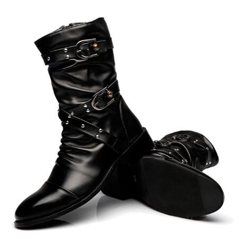 Women'S Shoes Chelsea - أحذية رجالية أنيقة من الجلد عالي