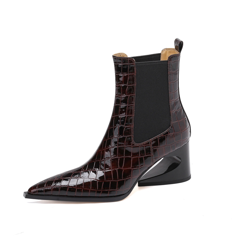 أحذية نسائية جديدة من الجلد ال - مراجعة Women'S Shoes Chelsea وسعره