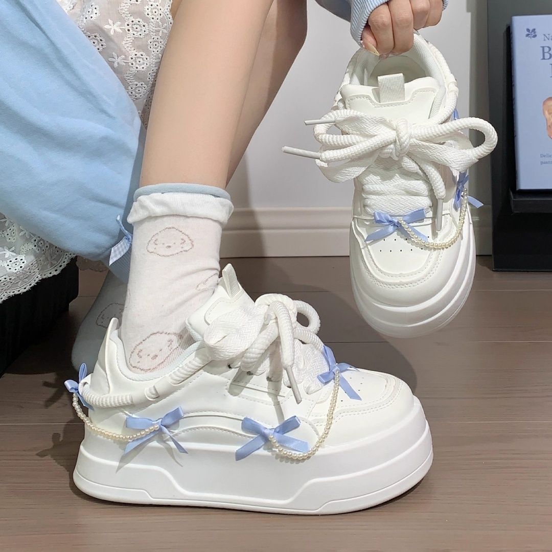 أحذية رياضية صيفية بنعل سميك ل - مراجعة Women Shoes Hong Kong وسعره