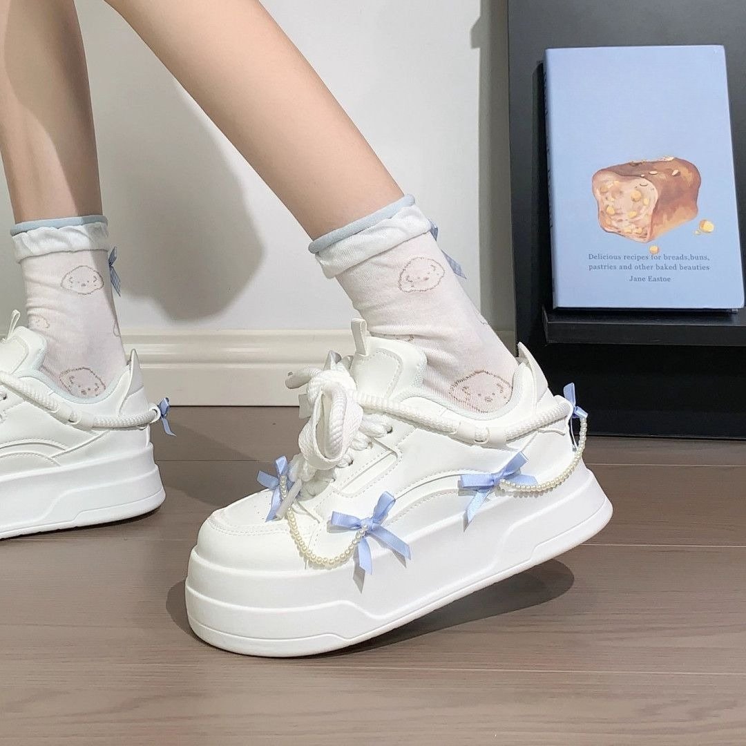 أحذية رياضية صيفية بنعل سميك ل - مراجعة Women Shoes Hong Kong وسعره
