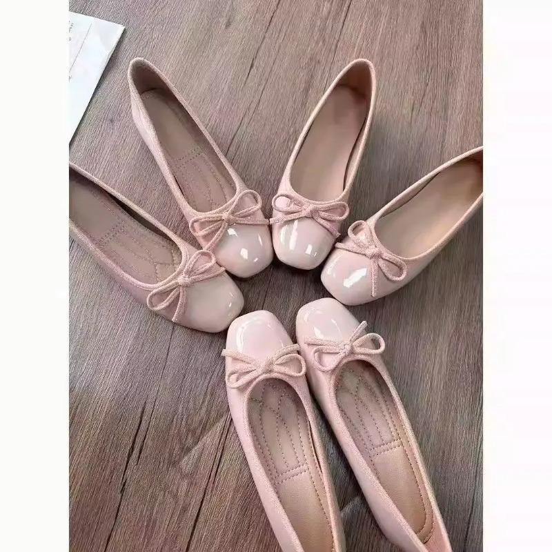 أحذية باليه نسائية بمقدمة مربع - مراجعة Women Shoes Casual وسعره