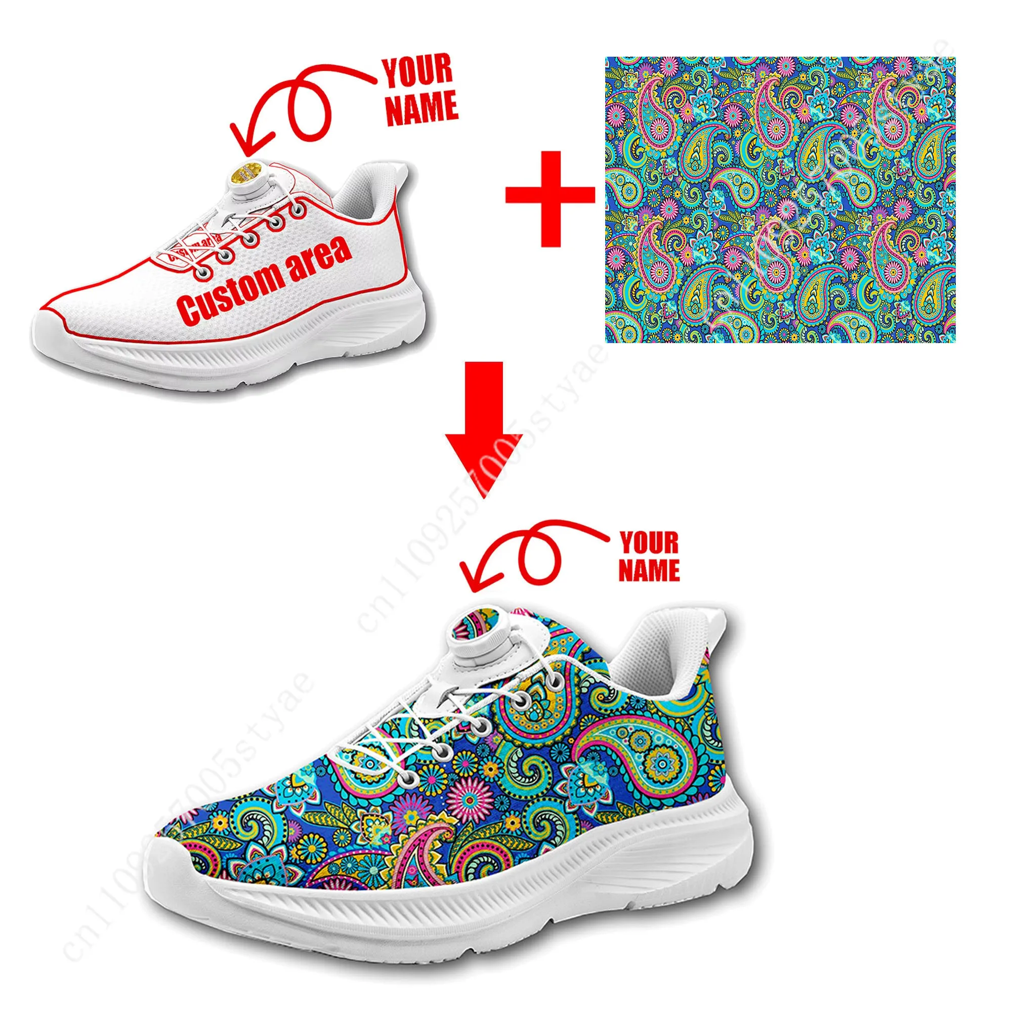 أحذية مشي مخصصة بطباعة زهور ما - مراجعة Women Shoes For Walking وسعره