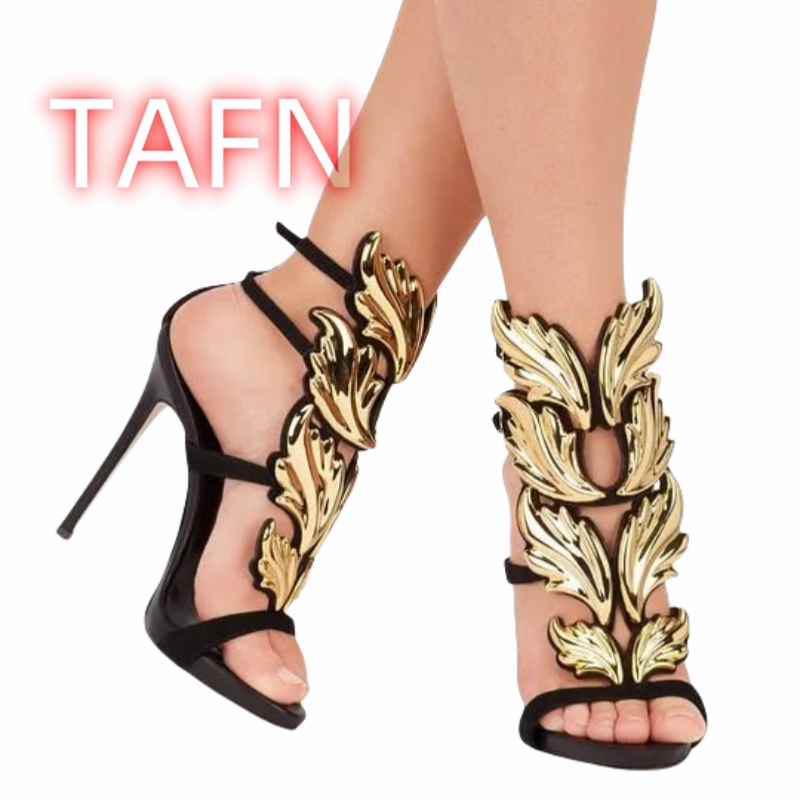 النساء صنادل طراز جلاديتور ضيق - مراجعة Peep Toe Heels وسعره