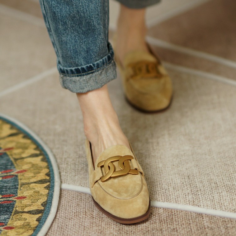 جلد الغزال النساء المتسكعون ال - مراجعة Women Shoes Casual وسعره