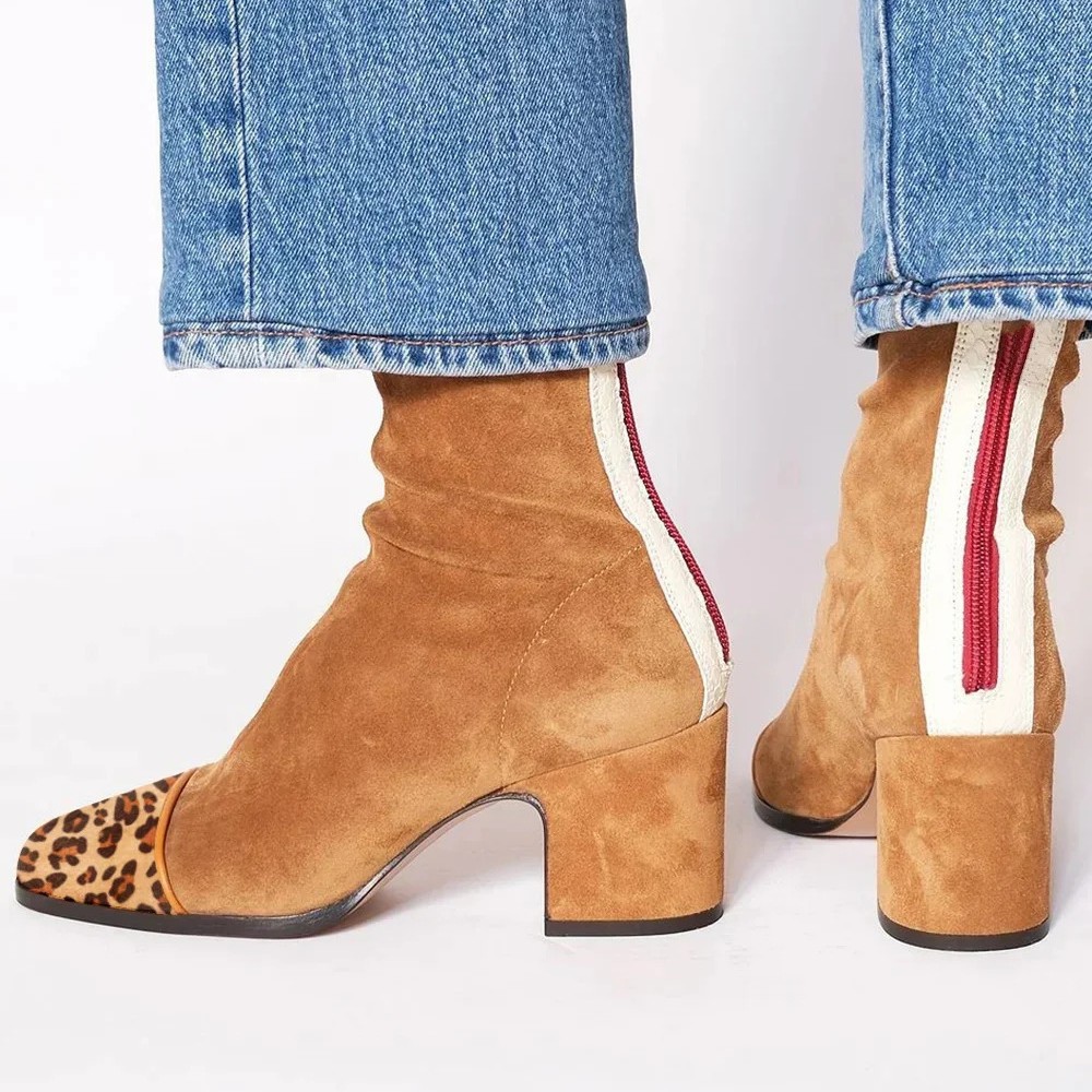 خليط الجلد المدبوغ ليوبارد ساح - مراجعة Women'S Shoes Yellow وسعره