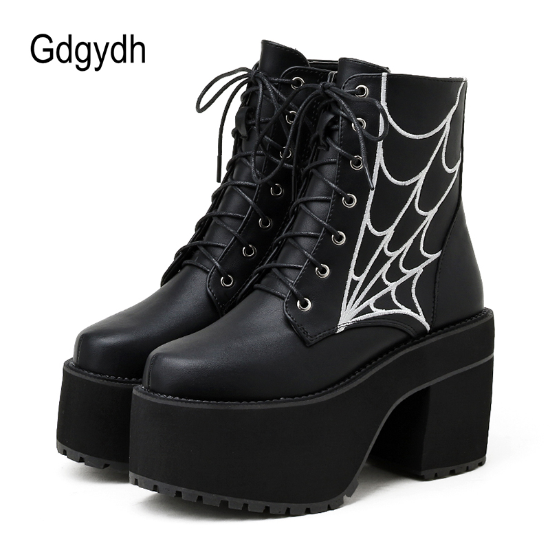 Gdgydh موضة Cobweb القوطية أحذ - مراجعة Women'S Shoes In The 90S وسعره