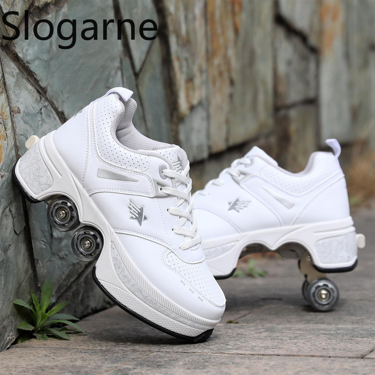 النساء 4 عجلات تشوه زلاجات دوا - مراجعة Women Shoes Casual وسعره