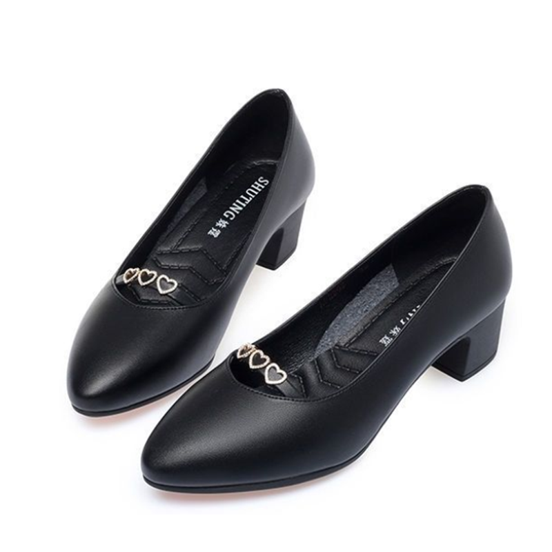 خفيفة الوزن أحذية كعب مربع مري - مراجعة Women Shoes Zara وسعره