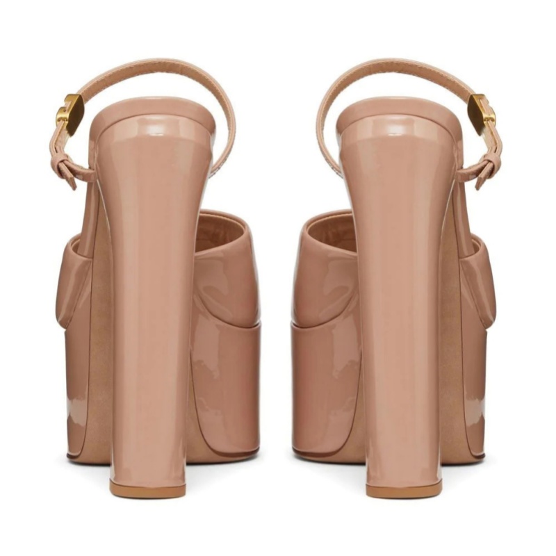 منصة الارتفاع زيادة الصنادل ال - مراجعة Peep Toe Heels وسعره