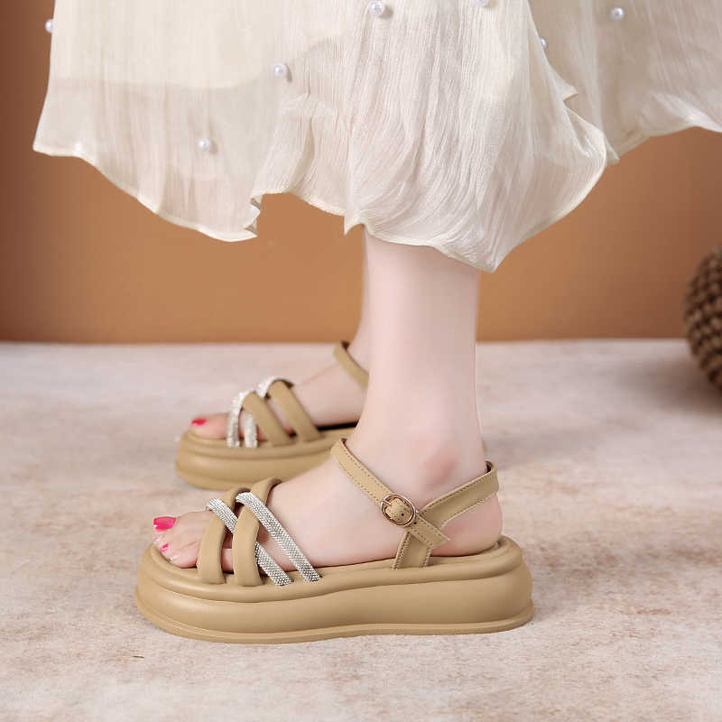 صندل صيفي بحزام مستدير عند الأ - مراجعة Women'S Shoes For Tennis وسعره
