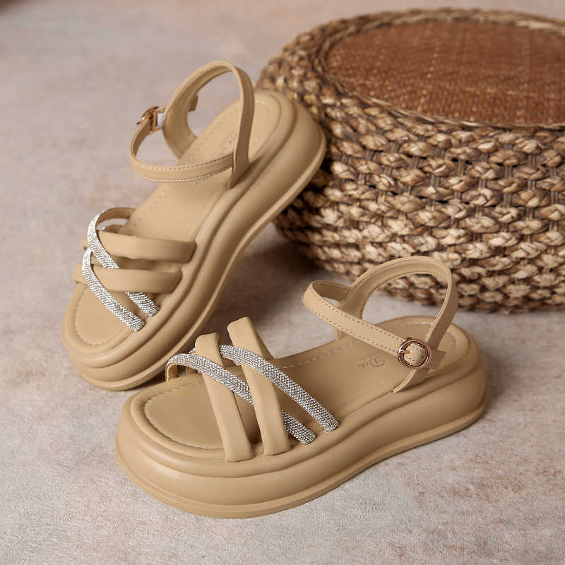 صندل صيفي بحزام مستدير عند الأ - مراجعة Women'S Shoes For Tennis وسعره