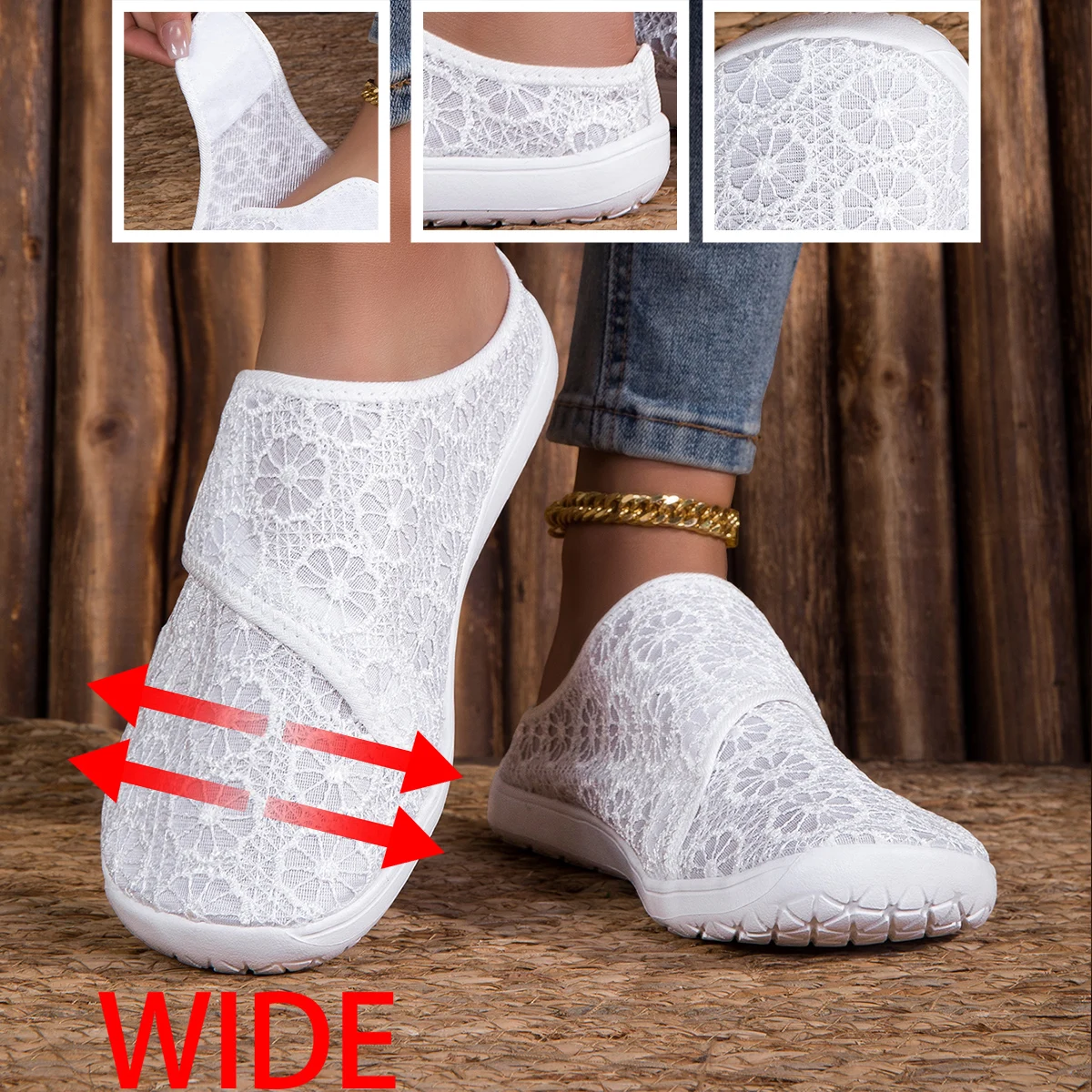 أحذية DJSUNNYMIX الصيفية الكاج - مراجعة Women'S Shoes For Wide Feet وسعره
