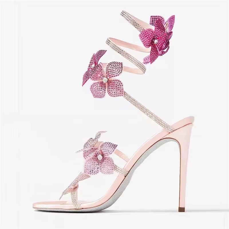 Eilyken مثير كريستال زهرة رقيق - مراجعة Women Shoes Zara وسعره