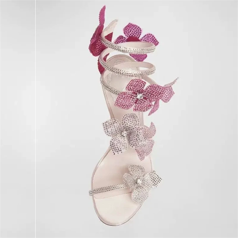 Eilyken مثير كريستال زهرة رقيق - مراجعة Women Shoes Zara وسعره