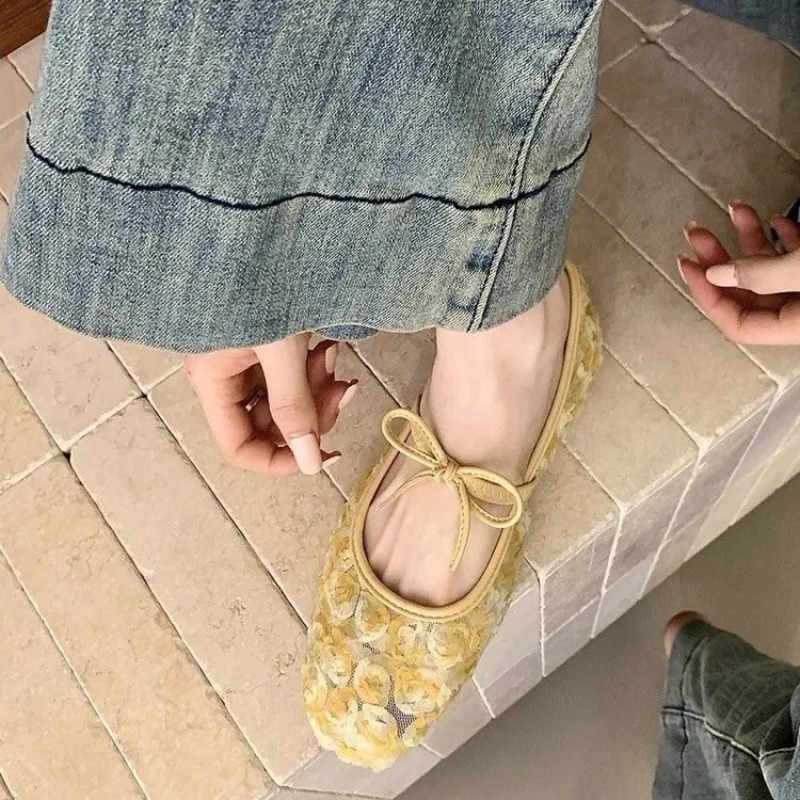 أحذية ماري جين شبكية جديدة بتص - مراجعة Women Shoes Casual وسعره