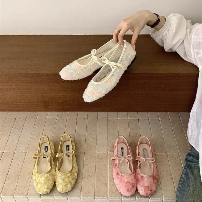 أحذية ماري جين شبكية جديدة بتص - مراجعة Women Shoes Casual وسعره