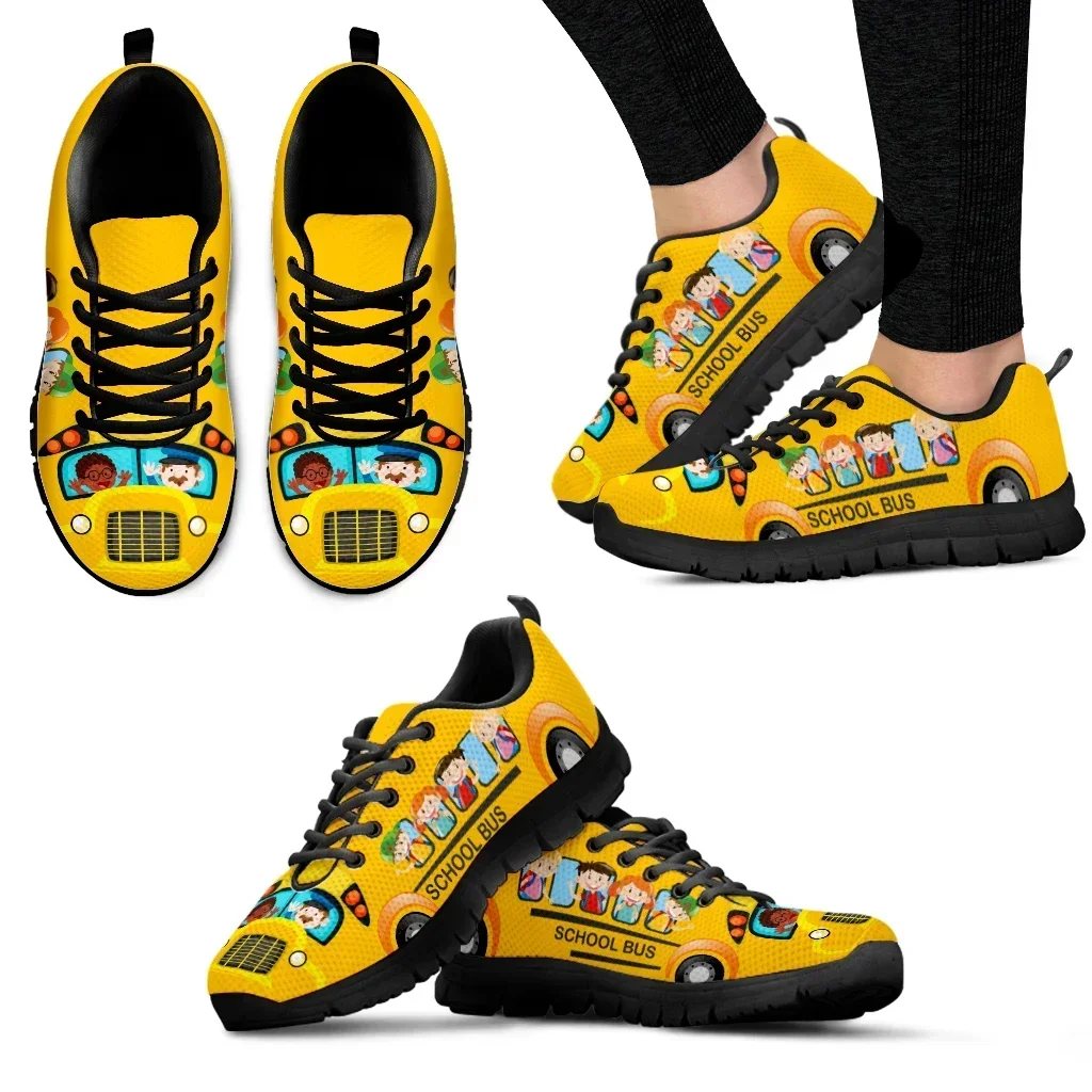 أحذية كاجوال بتصميم حافلة مدرس - مراجعة Women'S Shoes Yellow وسعره