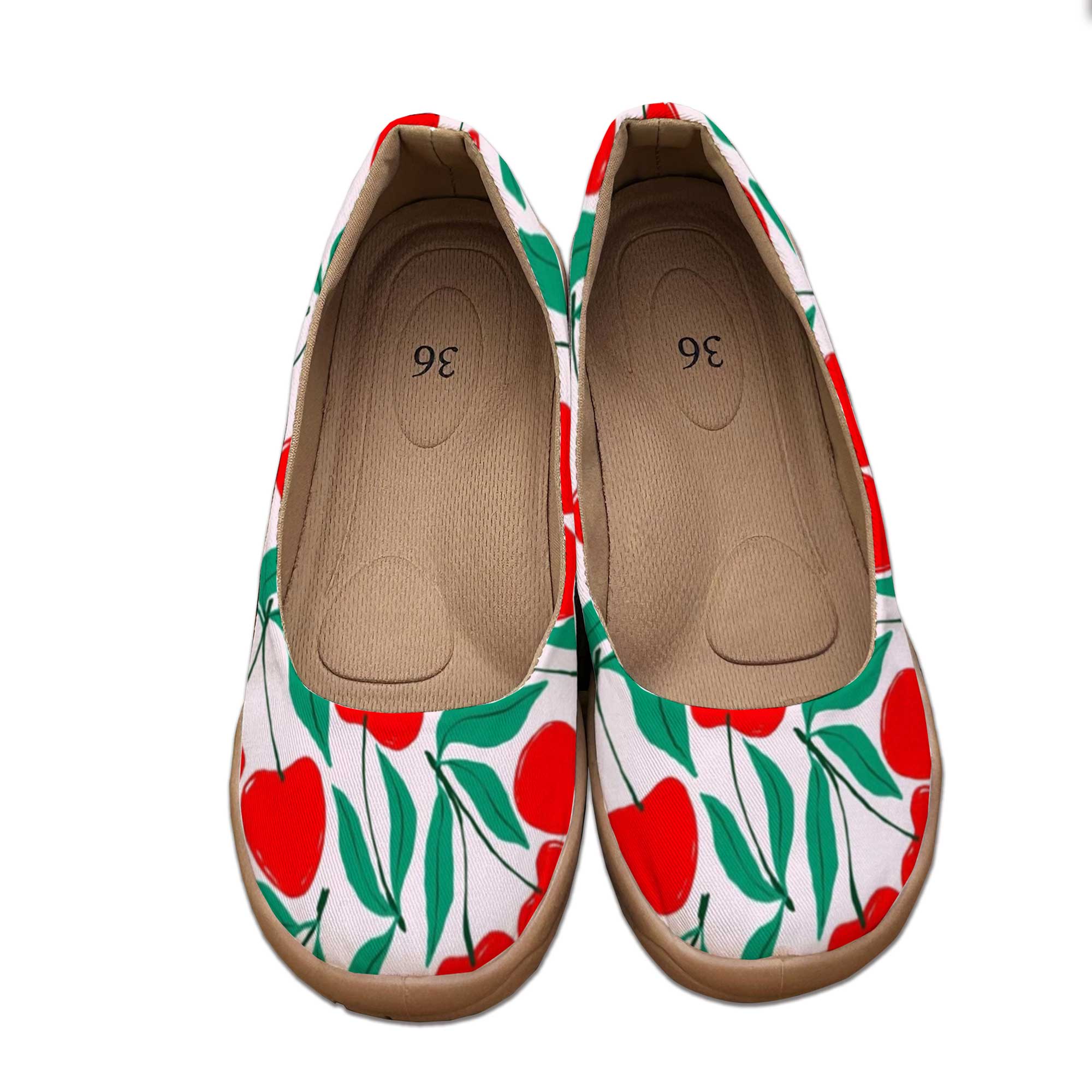 أحذية نسائية واسعة بلون الكرز  - مراجعة Women'S Shoes For Wide Feet وسعره